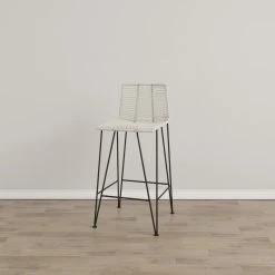 Madeleine Home Inc. Odette Bar Stool, Ivory 18 Madeleine Home Inc. Odette Bar Stool, Ivory -CHAMPRO shop 9d41aa1102baf44b 9701 w800 h800 b0 p0