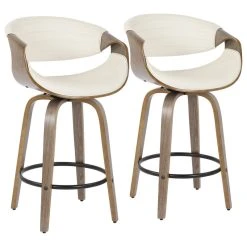 Lumisource Symphony Counter Stool, Set Of 2