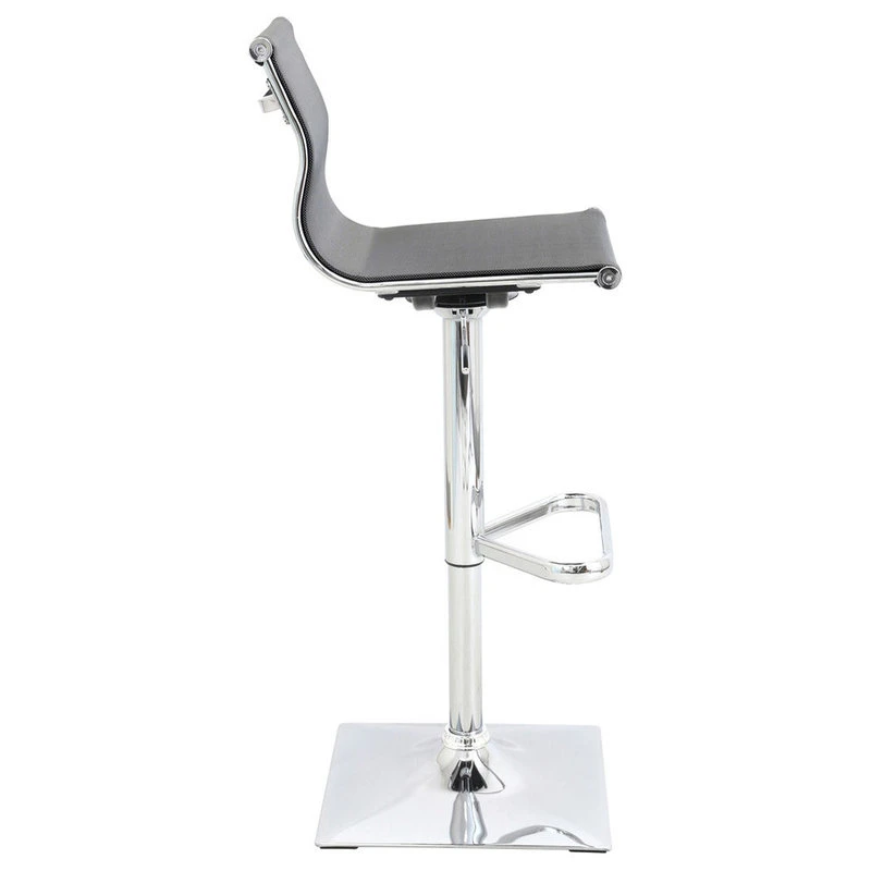 Lumisource Mirage Adjustable Barstool, Gray 2 Lumisource Mirage Adjustable Barstool, Gray - Image 2