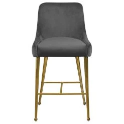Meridian Furniture Owen Velvet Stool, Set Of 2, Gray -CHAMPRO shop 9f81589502741704 5579 w800 h800 b1 p0