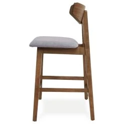 GDFStudio Sunapee Fabric Upholstered Wood Counter Stools, Set Of 2, Dark Gray/Walnut -CHAMPRO shop 9fa1e1bf0221ab0e 7796 w800 h800 b1 p0