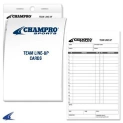 Champro Sports Champro Baseball / Softball Team Line-Up Cards