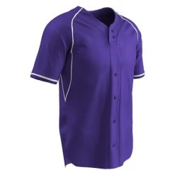 Champro Sports Champro Adult Cycle 2 Button Faux Baseball Jersey -CHAMPRO shop CPRO BS40 198
