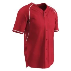 Champro Sports Champro Youth Cycle 2 Button Faux Baseball Jersey -CHAMPRO shop CPRO BS40Y 372
