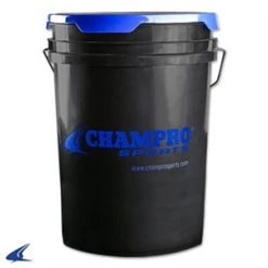 Champro Sports Champro Plastic Ball Bucket With Foam Lid Cover