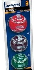Champro Sports Champro Basic Weighted Training Baseball Set
