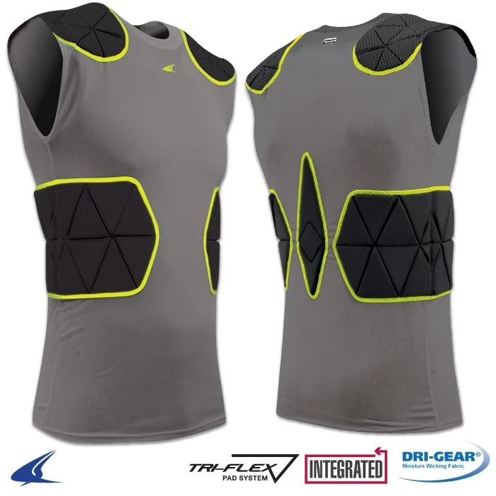 Champro Sports Champro Youth Tri-Flex Padded Football Compression Shirt 1 Champro Sports Champro Youth Tri-Flex Padded Football Compression Shirt