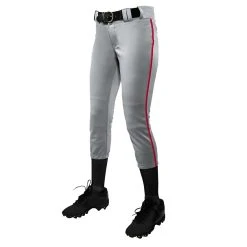 Champro Sports Champro Women's Low Rise Tournament Fastpitch Pants W/ Piping -CHAMPRO shop CRPO BP11P 767