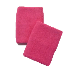 Youth Sports Plans Pink Cotton Wristbands - Pair - Breast Cancer Awareness