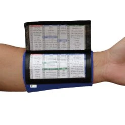 SteelLocker Sports X100 Youth Playbook Wristband - Triple Panel -CHAMPRO shop YSX100MC 92