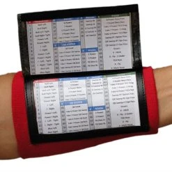 SteelLocker Sports X200 Adult Playbook Wristband - Triple Panel -CHAMPRO shop YSX200MC 49