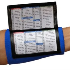 SteelLocker Sports X200 Adult Playbook Wristband - Triple Panel -CHAMPRO shop YSX200MC 92