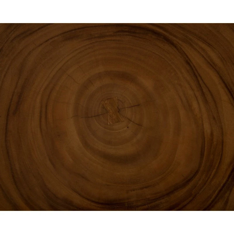 Phillips Collection Chamcha Wood Bar Table, Concrete Base 3 Phillips Collection Chamcha Wood Bar Table, Concrete Base - Image 3