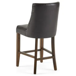 GDFStudio GDF Studio Rydel Nailhead Accent Brown Leather Stools, Set Of 2, Counter Height -CHAMPRO shop a1e1faf4037c3bb7 6397 w800 h800 b1 p0