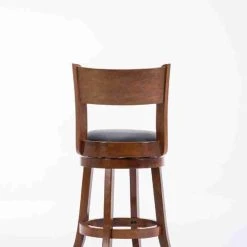 Boraam Industries, Inc. Palmetto Swivel Stool, 24", Walnut -CHAMPRO shop a2812b3502793946 7280 w800 h800 b0 p0
