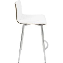 Lumisource Mason Swivel Counter Stool, Set Of 2, White -CHAMPRO shop a2b1935d0b842bcd 1473 w800 h800 b1 p0