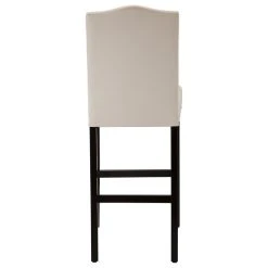 Glitzhome 45"H Leatherette Barchair With Studded Decoration Back, Set Of 2, Cream White -CHAMPRO shop a351f1800f461135 0875 w800 h800 b1 p0
