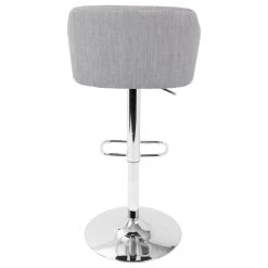 LumiSource Daniella Adjustable Height Barstool, Light Gray -CHAMPRO shop a461e15808507b0e 3881 w800 h800 b1 p0