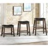 Domain Industries Inc. 24 Height Saddle Stool, Black