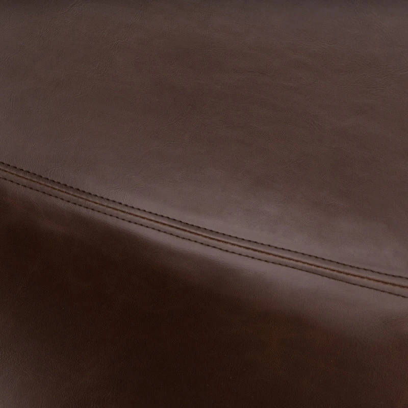 GDFStudio GDF Studio Idash Vintage Brown Faux Leather Counter Stools, Set Of 2 5 GDFStudio GDF Studio Idash Vintage Brown Faux Leather Counter Stools, Set Of 2 - Image 5