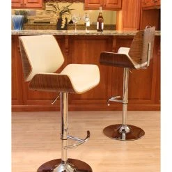 Lumisource Santi Barstool, Walnut And Cream 7 Lumisource Santi Barstool, Walnut And Cream -CHAMPRO shop ab6109220becb954 5730 w800 h800 b0 p0
