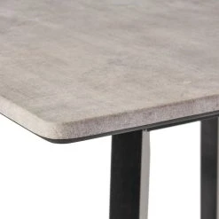 GDFStudio Kenilworth Modern Resin Square Bar Table, Gray Cement/Black -CHAMPRO shop ae4124ae0f931d2e 7744 w800 h800 b0 p0