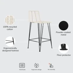 Madeleine Home Inc. Odette Bar Stool, Ivory 31 Madeleine Home Inc. Odette Bar Stool, Ivory -CHAMPRO shop b0f165ee02baf470 9701 w800 h800 b0 p0