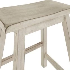 Inspire Q Kolton Saddle Stool, Set Of 2, Antique White, 24" Counter 9 Inspire Q Kolton Saddle Stool, Set Of 2, Antique White, 24" Counter -CHAMPRO shop b231372900b171a2 1961 w800 h800 b0 p0