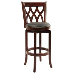 Boraam Industries, Inc. Cathedral Bar Stool, Cherry