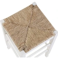 Boraam Industries, Inc. 29" Square Rush Stool, White 8 Boraam Industries, Inc. 29" Square Rush Stool, White -CHAMPRO shop b6e1cac00e69482d 5572 w800 h800 b1 p0