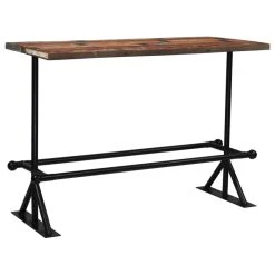 Vida XL International B.V. VidaXL Bar Table Solid Reclaimed Wood Multicolor Kitchen Dining Room Table 18 Vida XL International B.V. VidaXL Bar Table Solid Reclaimed Wood Multicolor Kitchen Dining Room Table -CHAMPRO shop b7a1354400ab15aa 0025 w800 h800 b1 p0