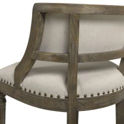 Jennifer Taylor Home Paris Stool With Backrest, Light Beige Linen, 26" Counter Height -CHAMPRO shop b7c17e9c0138efce 6214 w800 h800 b0 p0