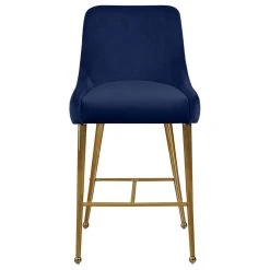 Meridian Furniture Owen Velvet Stool, Set Of 2, Navy -CHAMPRO shop bb518d1c02740e1e 7368 w800 h800 b1 p0
