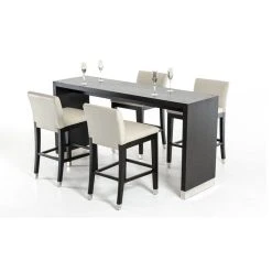 Vig Furniture Inc. Modrest Silas Modern Wenge Wood Bar Table -CHAMPRO shop bca149670a0dc116 0368 w800 h800 b1 p0
