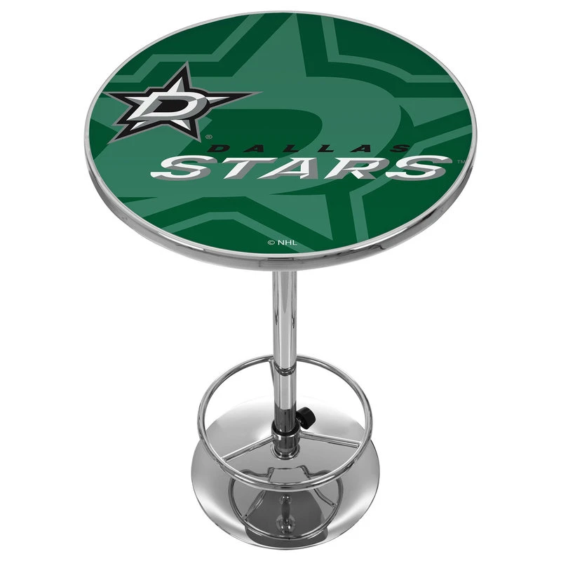 Trademark Gameroom NHL Chrome Pub Table, Watermark, Dallas Stars 1 Trademark Gameroom NHL Chrome Pub Table, Watermark, Dallas Stars