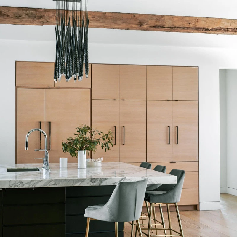 Meridian Furniture Karina Velvet Stool, Set Of 2, Navy, Gold Base 1 Meridian Furniture Karina Velvet Stool, Set Of 2, Navy, Gold Base