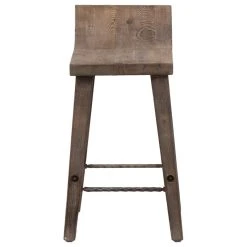Kosas Home Reagan Low Back Stool, Rustic Brown, Counter Stool 16 Kosas Home Reagan Low Back Stool, Rustic Brown, Counter Stool -CHAMPRO shop c261dfa80a32dd28 8381 w800 h800 b1 p0