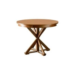 Progressive Furniture Willow Round Counter Height Table, Distressed Pine
