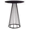 Lumisource Canary Counter Table, Black Steel, Black MDF