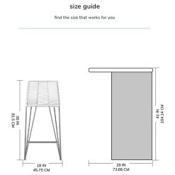 Madeleine Home Inc. Odette Bar Stool, Ivory 29 Madeleine Home Inc. Odette Bar Stool, Ivory -CHAMPRO shop c871859c02baf467 9701 w800 h800 b1 p0