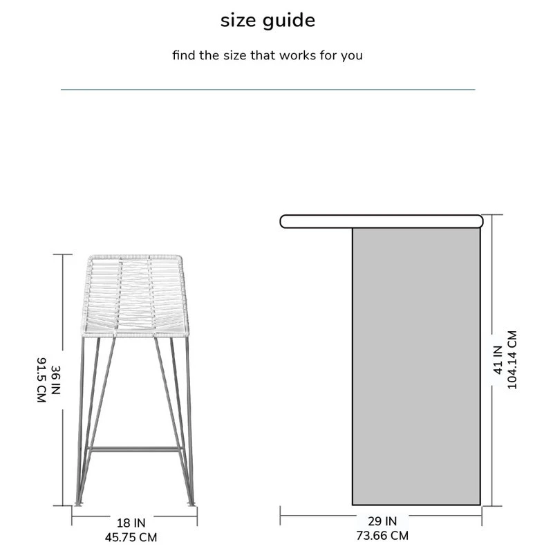 Madeleine Home Inc. Odette Bar Stool, Ivory 14 Madeleine Home Inc. Odette Bar Stool, Ivory - Image 14