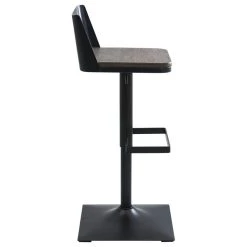 Lumisource Samurai Adjustable Barstool, Black And Espresso -CHAMPRO shop c871bd6307225bc6 5729 w800 h800 b1 p0