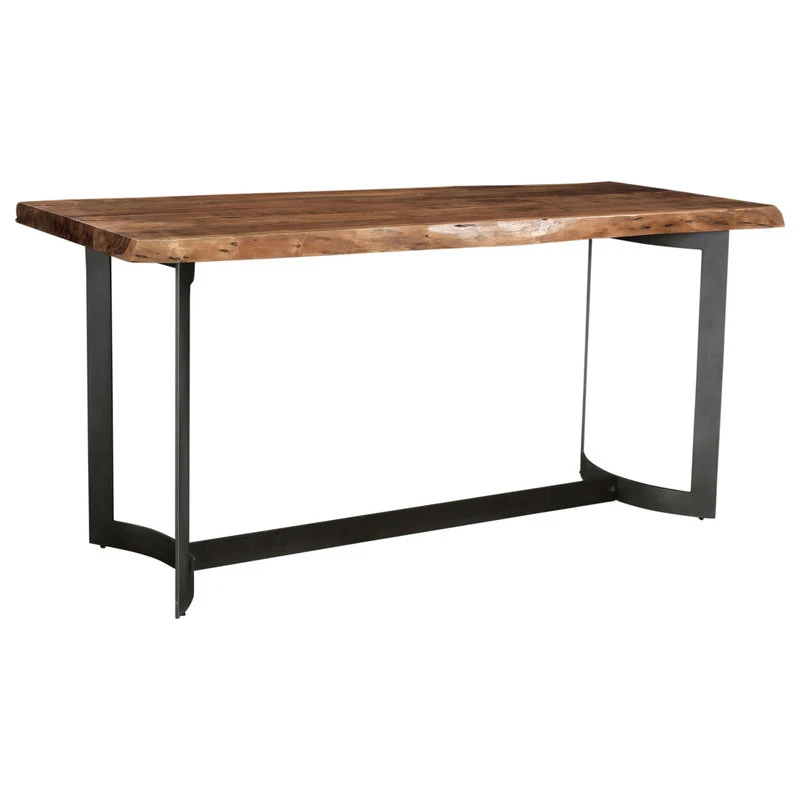 Moe's Home Collection Bent Counter Table Smoked 2 Moe's Home Collection Bent Counter Table Smoked - Image 2