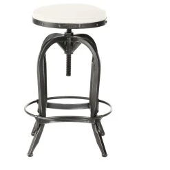 GDFStudio GDF Studio Brixton Adjustable Swivel Iron Bar Stool, Beige Fabric -CHAMPRO shop cb911268022e9edd 1358 w800 h800 b1 p0