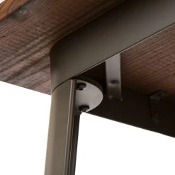 Glitzhome 41.34"H Steel Bar Table With Solid Wood Top -CHAMPRO shop d2a15dcd0e4f8e93 1263 w800 h800 b0 p0