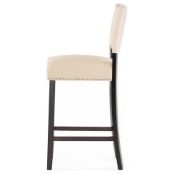 GDFStudio William Contemporary Linen Barstools, Set Of 2 -CHAMPRO shop d3f172ae022ea4f6 1973 w800 h800 b1 p0