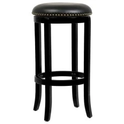 Boraam Industries, Inc. Cordova Swivel Stool, 29", Black