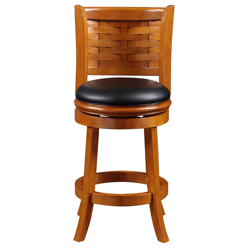 Boraam Industries, Inc. Sumatra Swivel Counter Stool, Brushed Oak 3 Boraam Industries, Inc. Sumatra Swivel Counter Stool, Brushed Oak - Image 3