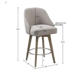 Olliix Madison Park Pearce Counter Stool With Swivel Seat 14 Olliix Madison Park Pearce Counter Stool With Swivel Seat -CHAMPRO shop d5e11ea302ed8141 3272 w800 h800 b1 p0