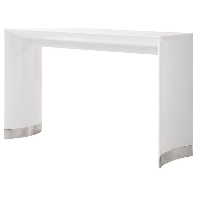 Vig Furniture Inc. Modrest Corbett Contemporary White Bar Table 1 Vig Furniture Inc. Modrest Corbett Contemporary White Bar Table
